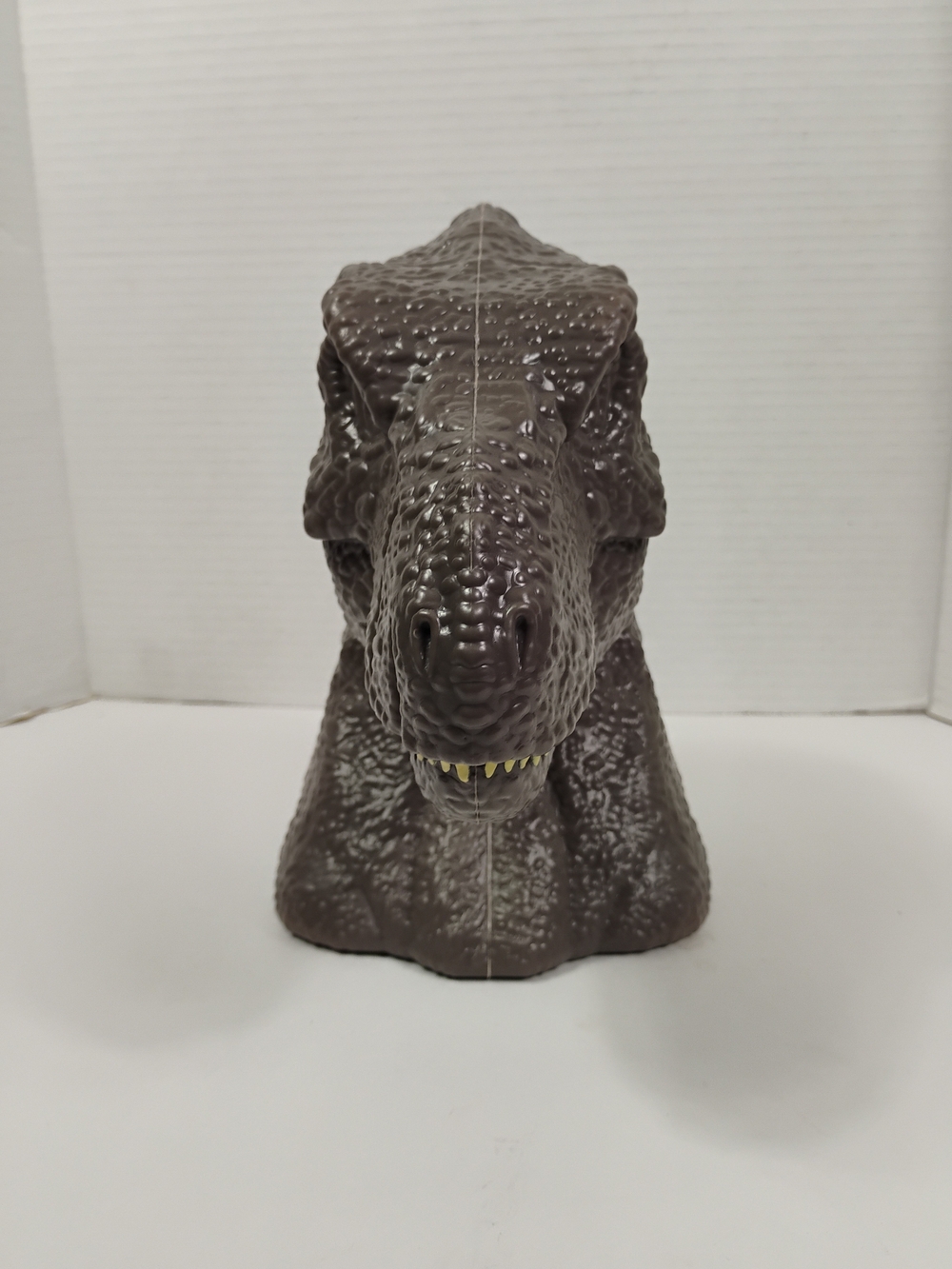 Reptile Terrarium T-Rex Head Decoration - Brown